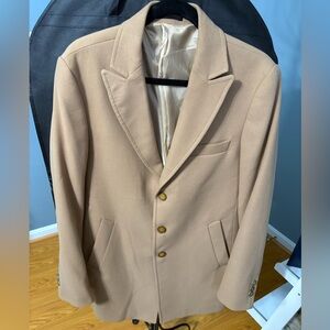 Men’s Camel-Colored Overcoat